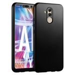 Laptop, Telefoane si Tablete - Telefoane mobile si accesorii - Accesorii Telefoane - Huse telefoane - Husa Premium 360 de grade compatibil cu Huawei Mate 20 Lite, Folie de sticla inclusa, Rezistenta la socuri, Negru - Infinity.ro