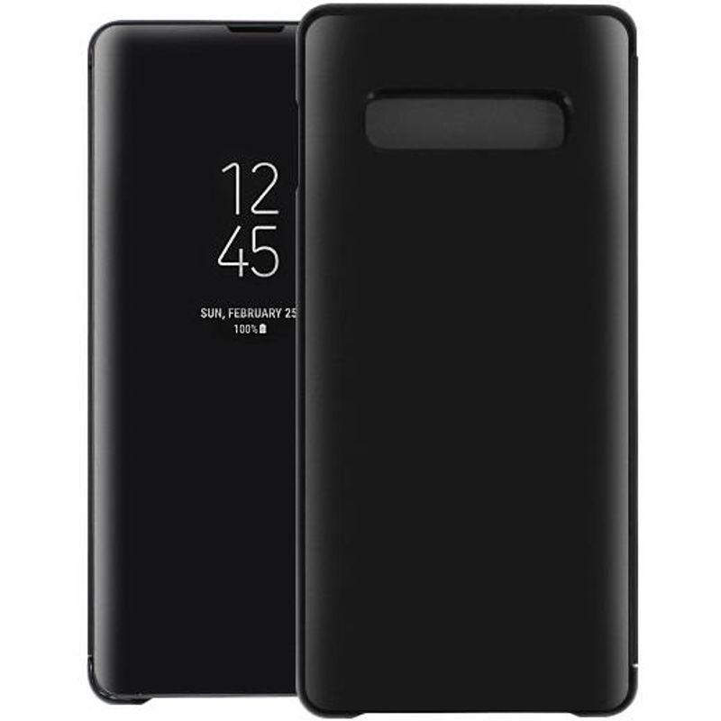 Laptop, Telefoane si Tablete - Telefoane mobile si accesorii - Accesorii Telefoane - Huse telefoane - Husa Protectie Flip Cover, Clear View, Mirror, Stand, compatibila cu Samsung Galaxy S10 Plus - Infinity.ro