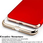Laptop, Telefoane si Tablete - Telefoane mobile si accesorii - Accesorii Telefoane - Huse telefoane - Husa telefon Iphone 7 Plus ofera protectie 3in1 Ultrasubtire - Lux Red Matte - Infinity.ro