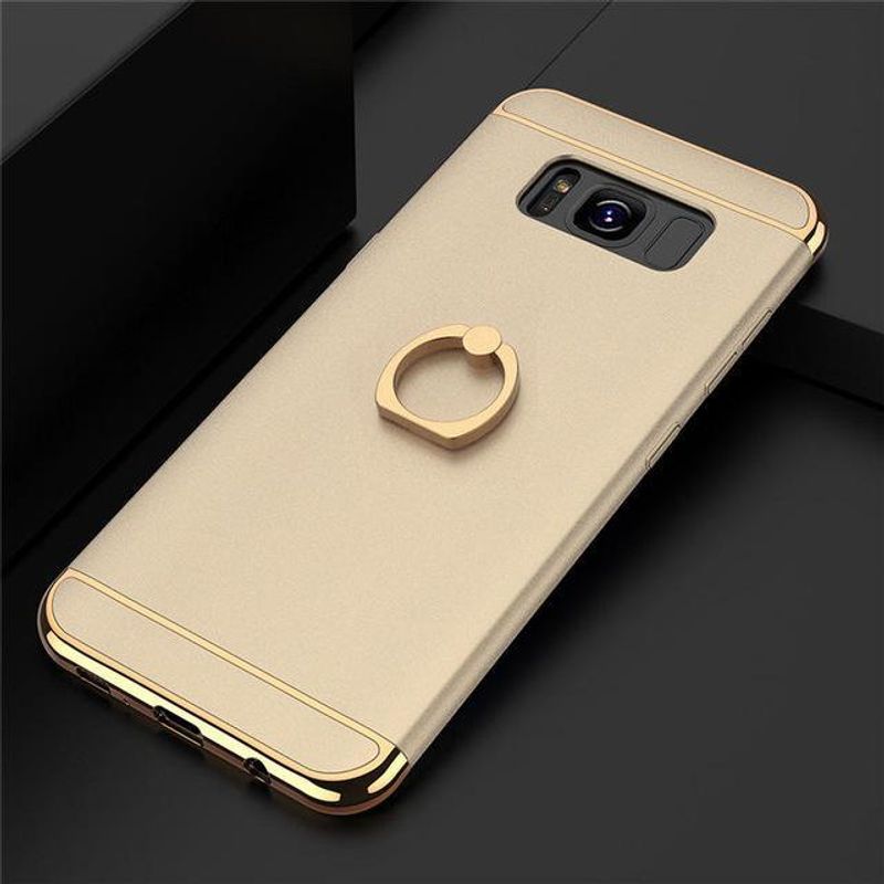 Laptop, Telefoane si Tablete - Telefoane mobile si accesorii - Accesorii Telefoane - Huse telefoane - Husa Samsung Galaxy J7 2017 , MyStyle Elegance Luxury 3in1 Ring, Gold - Infinity.ro
