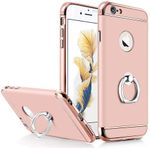 Laptop, Telefoane si Tablete - Telefoane mobile si accesorii - Accesorii Telefoane - Huse telefoane - Pachet husa Apple iPhone 6 Plus/6S Plus,MyStyle Elegance Luxury 3in1 Ring Rose-Gold, folie de sticla gratis - Infinity.ro