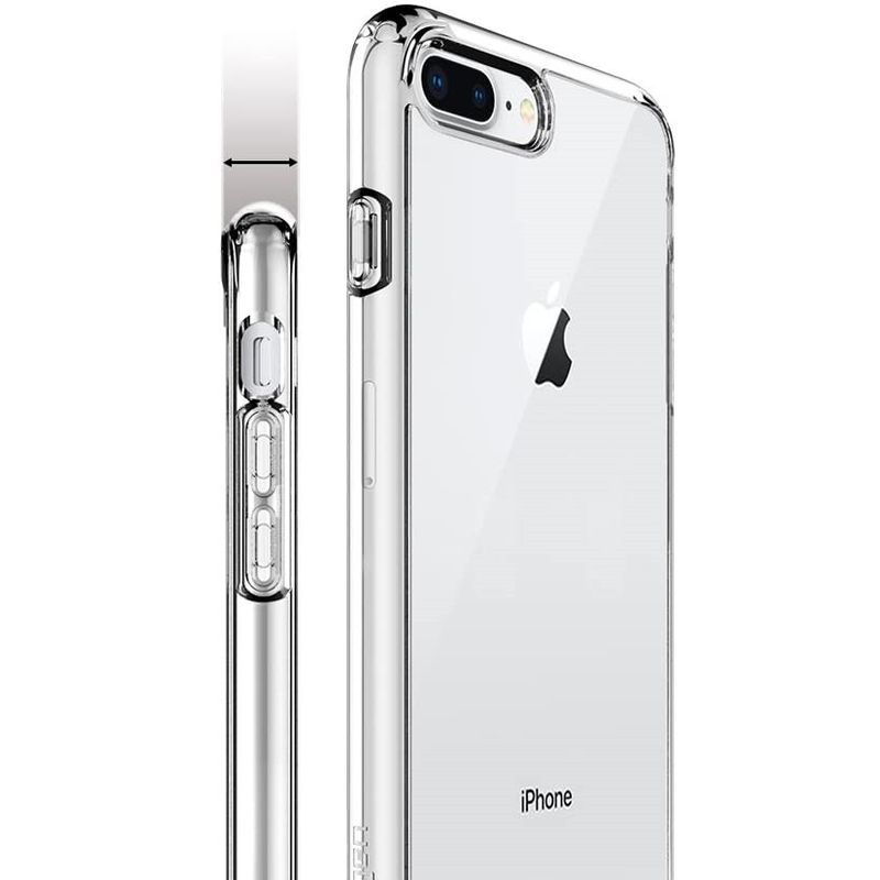 Laptop, Telefoane si Tablete - Telefoane mobile si accesorii - Accesorii Telefoane - Huse telefoane - Husa Apple iPhone 8 Plus, Silicon TPU 2.0mm slim Transparenta - Infinity.ro