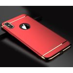 Laptop, Telefoane si Tablete - Telefoane mobile si accesorii - Accesorii Telefoane - Huse telefoane - Husa IPAKY Glamour Fashion Look 3 in 1 Hybrid cu Insertie Aurie - Iphone X (Red) - Infinity.ro