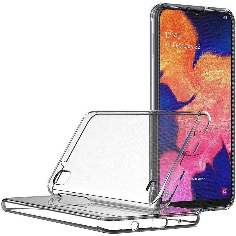 Laptop, Telefoane si Tablete - Telefoane mobile si accesorii - Accesorii Telefoane - Huse telefoane - Husa 360° Samsung Galaxy A10/M10 (fata+spate) silicon, Transparent - Infinity.ro