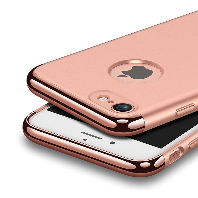 Laptop, Telefoane si Tablete - Telefoane mobile si accesorii - Accesorii Telefoane - Huse telefoane - Husa Apple iPhone SE2, MyStyle Elegance Luxury 3in1 Rose-Gold - Infinity.ro