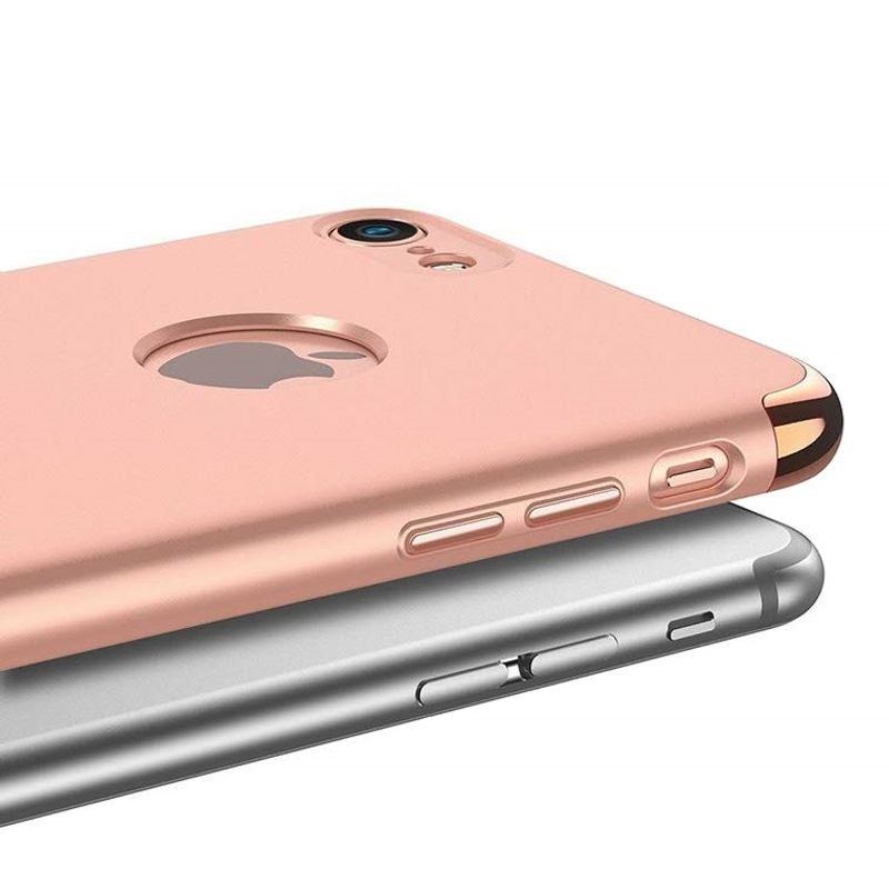 Laptop, Telefoane si Tablete - Telefoane mobile si accesorii - Accesorii Telefoane - Huse telefoane - Husa Apple iPhone SE2, MyStyle Elegance Luxury 3in1 Rose-Gold - Infinity.ro