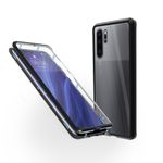 Laptop, Telefoane si Tablete - Telefoane mobile si accesorii - Accesorii Telefoane - Huse telefoane - Husa magnetica 360° pentru Huawei P30 Pro, Fashion Case, Aluminiu/Sticla, Negru - Infinity.ro