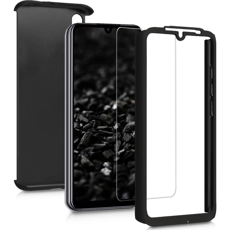Laptop, Telefoane si Tablete - Telefoane mobile si accesorii - Accesorii Telefoane - Huse telefoane - Husa Full Cover 360° (fata + spate + folie sticla) pentru Huawei P30, Negru - Infinity.ro