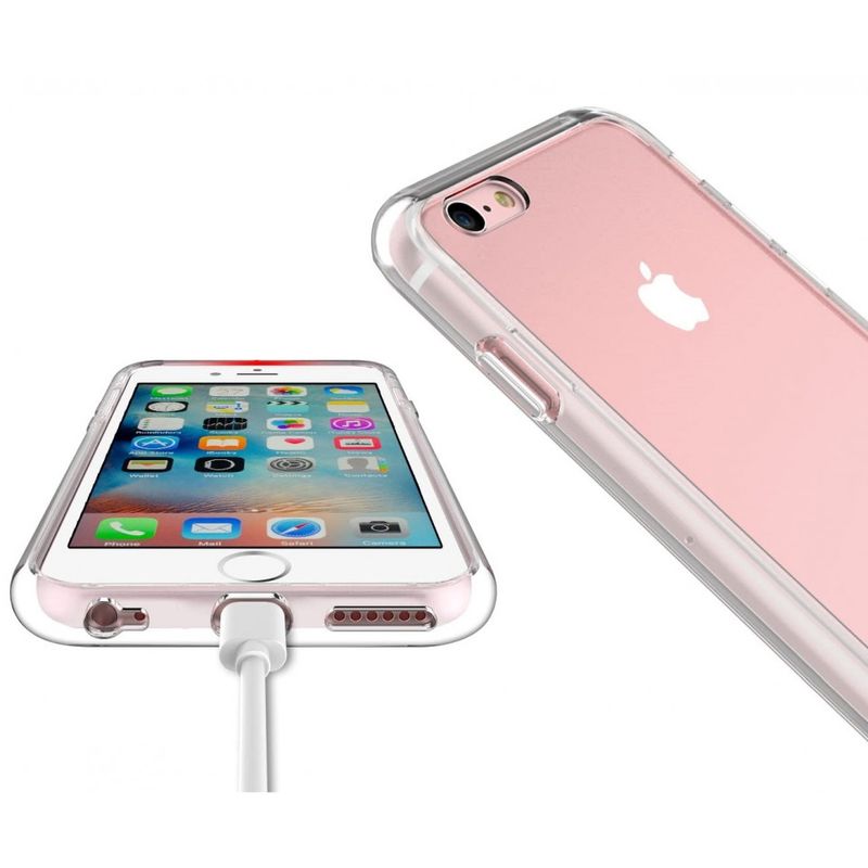 Laptop, Telefoane si Tablete - Telefoane mobile si accesorii - Accesorii Telefoane - Huse telefoane - Husa Apple iPhone 6/6S, Silicon TPU 2.0mm slim Transparenta - Infinity.ro