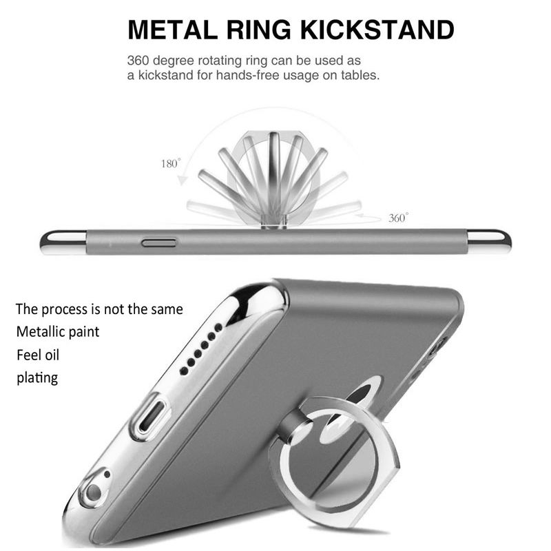 Laptop, Telefoane si Tablete - Telefoane mobile si accesorii - Accesorii Telefoane - Huse telefoane - Husa telefon Iphone 6/6S offera protectie 3in1 Ultrasubtire - Grey S Ring - Infinity.ro