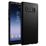 Laptop, Telefoane si Tablete - Telefoane mobile si accesorii - Accesorii Telefoane - Huse telefoane - Husa 360° Matte Full Protection - Samsung Galaxy Note 8 - Negru - (fata + spate + folie de protectie din silicon) - Infinity.ro