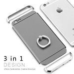 Laptop, Telefoane si Tablete - Telefoane mobile si accesorii - Accesorii Telefoane - Huse telefoane - Husa telefon Iphone 6/6S offera protectie 3in1 Ultrasubtire - Grey S Ring - Infinity.ro