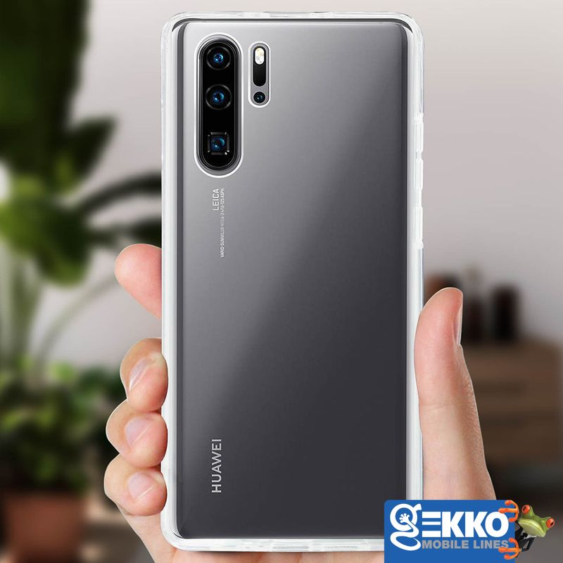 Laptop, Telefoane si Tablete - Telefoane mobile si accesorii - Accesorii Telefoane - Huse telefoane - Husa pentru Huawei P30 Pro - Full Body, Gekko 360° (Fata+Spate) - silicon+plastic, TRANSPARENTA - Infinity.ro