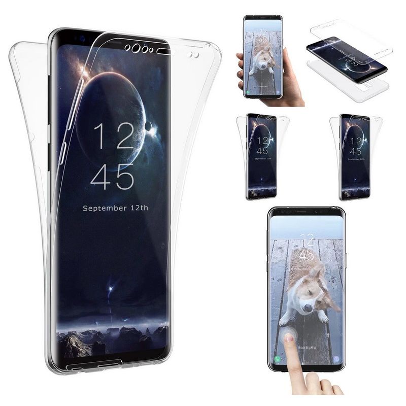 Laptop, Telefoane si Tablete - Telefoane mobile si accesorii - Accesorii Telefoane - Huse telefoane - Husa Full TPU 360 (fata + spate) Samsung Galaxy S9, Transparent - Infinity.ro
