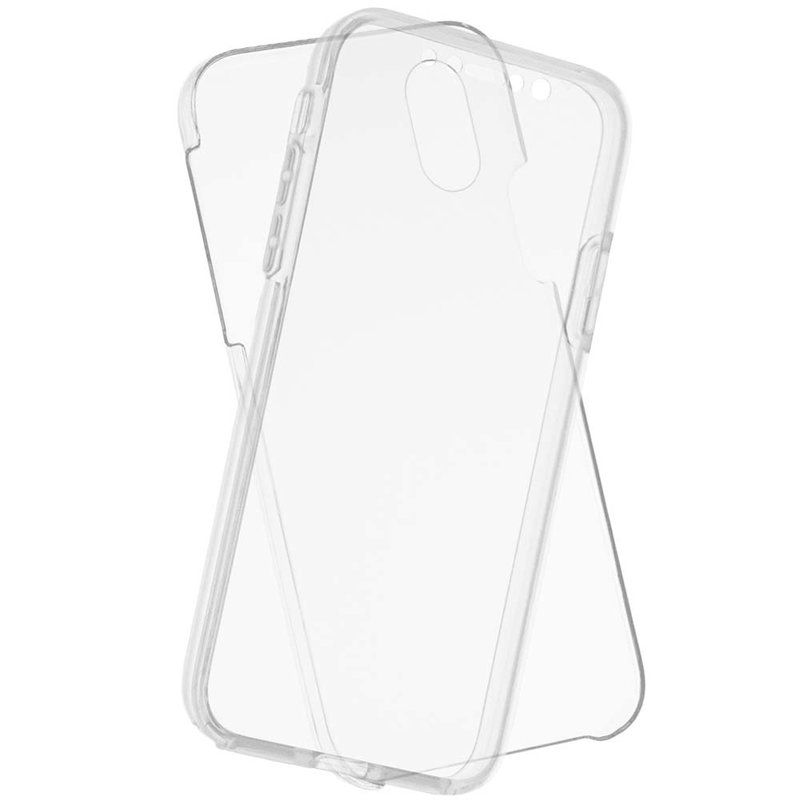 Laptop, Telefoane si Tablete - Telefoane mobile si accesorii - Accesorii Telefoane - Huse telefoane - Husa VIGAFON iPhone X/ XS, Protectie Fata Spate 360 - Silicon Transparent - Infinity.ro