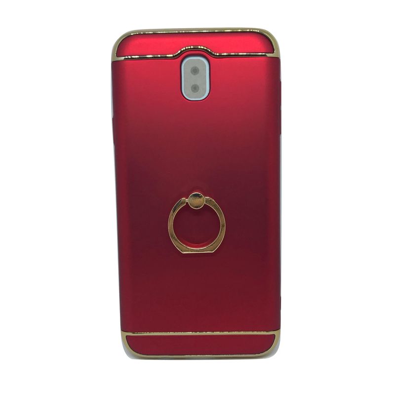 Laptop, Telefoane si Tablete - Telefoane mobile si accesorii - Accesorii Telefoane - Huse telefoane - Husa Samsung Galaxy J3 2017 , MyStyle Elegance Luxury 3in1 Ring, Red - Infinity.ro