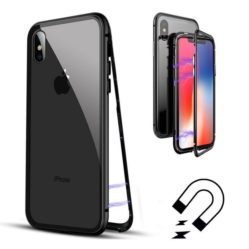 Laptop, Telefoane si Tablete - Telefoane mobile si accesorii - Accesorii Telefoane - Huse telefoane - Husa Magnetic Case 360° pentru iPhone XS Max, Negru - Infinity.ro