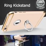 Laptop, Telefoane si Tablete - Telefoane mobile si accesorii - Accesorii Telefoane - Huse telefoane - Pachet husa Apple iPhone 7 Plus,MyStyle Elegance Luxury 3in1 Ring Gold, folie de sticla gratis - Infinity.ro