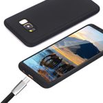 Laptop, Telefoane si Tablete - Telefoane mobile si accesorii - Accesorii Telefoane - Huse telefoane - Husa Full Cover (fata + spate) pentru Samsung Galaxy S8 Plus, Negru - Infinity.ro