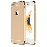 Laptop, Telefoane si Tablete - Telefoane mobile si accesorii - Accesorii Telefoane - Huse telefoane - Pachet husa compatibila cu Apple iPhone 6/6S, Luxury Gold Plated, folie de sticla gratis - Infinity.ro