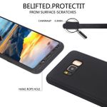 Laptop, Telefoane si Tablete - Telefoane mobile si accesorii - Accesorii Telefoane - Huse telefoane - Husa Full Cover (fata + spate) pentru Samsung Galaxy S8 Plus, Negru - Infinity.ro