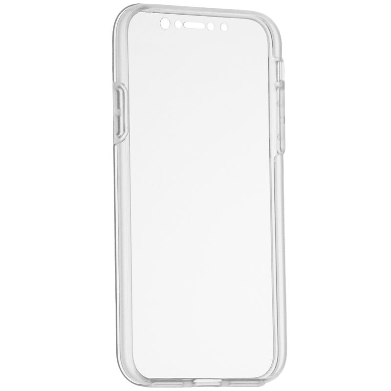 Laptop, Telefoane si Tablete - Telefoane mobile si accesorii - Accesorii Telefoane - Huse telefoane - Husa VIGAFON iPhone X/ XS, Protectie Fata Spate 360 - Silicon Transparent - Infinity.ro