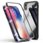 Laptop, Telefoane si Tablete - Telefoane mobile si accesorii - Accesorii Telefoane - Huse telefoane - Husa Magnetic Case 360° pentru iPhone XS Max, Negru - Infinity.ro