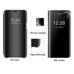 Laptop, Telefoane si Tablete - Telefoane mobile si accesorii - Accesorii Telefoane - Huse telefoane - Husa Protectie Toc Flip Cover Clear View Mirror compatibila cu Samsung Galaxy S10 Negru - Infinity.ro