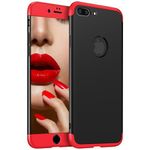 Laptop, Telefoane si Tablete - Telefoane mobile si accesorii - Accesorii Telefoane - Huse telefoane - Husa TotulPerfect telefon Apple Iphone 7 Plus ofera protectie Subtire 3in1 Lux Design Red-Black + Folie Sticla - Infinity.ro