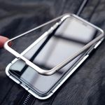Laptop, Telefoane si Tablete - Telefoane mobile si accesorii - Accesorii Telefoane - Huse telefoane - Husa compatibila cu Apple pentru Iphone 8 Magnetica Silver, MyStyle Perfect Fit cu spate de sticla securizata premium - Infinity.ro