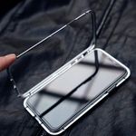Laptop, Telefoane si Tablete - Telefoane mobile si accesorii - Accesorii Telefoane - Huse telefoane - Husa compatibila cu Apple pentru Iphone 8 Magnetica Silver, MyStyle Perfect Fit cu spate de sticla securizata premium - Infinity.ro