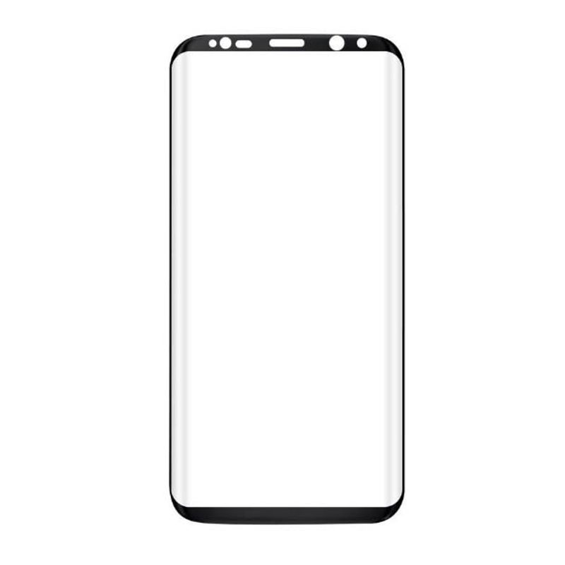 Laptop, Telefoane si Tablete - Telefoane mobile si accesorii - Accesorii Telefoane - Folii protectie telefoane - Folie sticla 3D, Full screen, Samsung Galaxy S8+, acopera tot ecranul, Negru - Infinity.ro