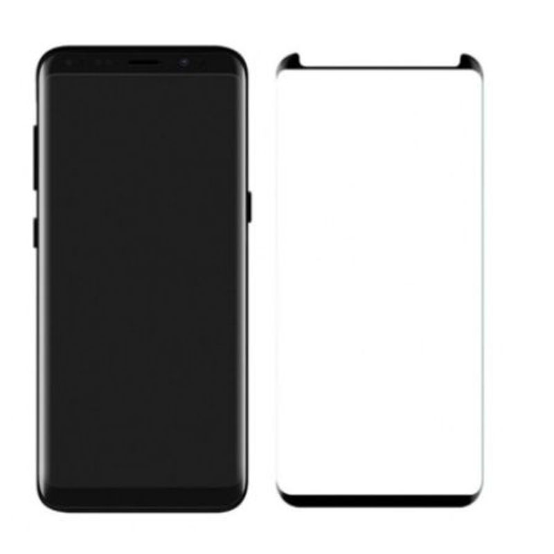 Laptop, Telefoane si Tablete - Telefoane mobile si accesorii - Accesorii Telefoane - Folii protectie telefoane - Folie protectie de sticla 9H pentru Samsung Galaxy S9, Negru - Infinity.ro