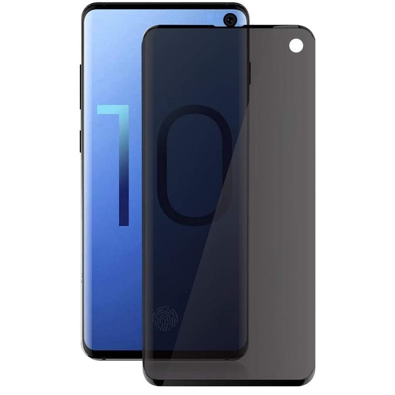 Laptop, Telefoane si Tablete - Telefoane mobile si accesorii - Accesorii Telefoane - Folii protectie telefoane - Folie de sticla Samsung Galaxy S10, Privacy Glass, folie securizata duritate 9H - Infinity.ro