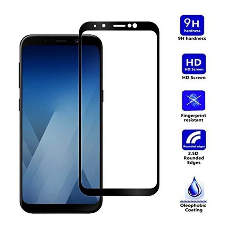 Laptop, Telefoane si Tablete - Telefoane mobile si accesorii - Accesorii Telefoane - Folii protectie telefoane - Folie de sticla Samsung Galaxy J4, MyStyle 9D Full Glue Black - Infinity.ro