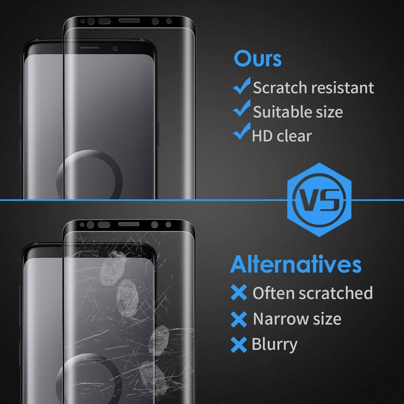 Laptop, Telefoane si Tablete - Telefoane mobile si accesorii - Accesorii Telefoane - Folii protectie telefoane - Folie Sticla Pro Glass 3D Samsung Galaxy S8 Full Cover - Infinity.ro