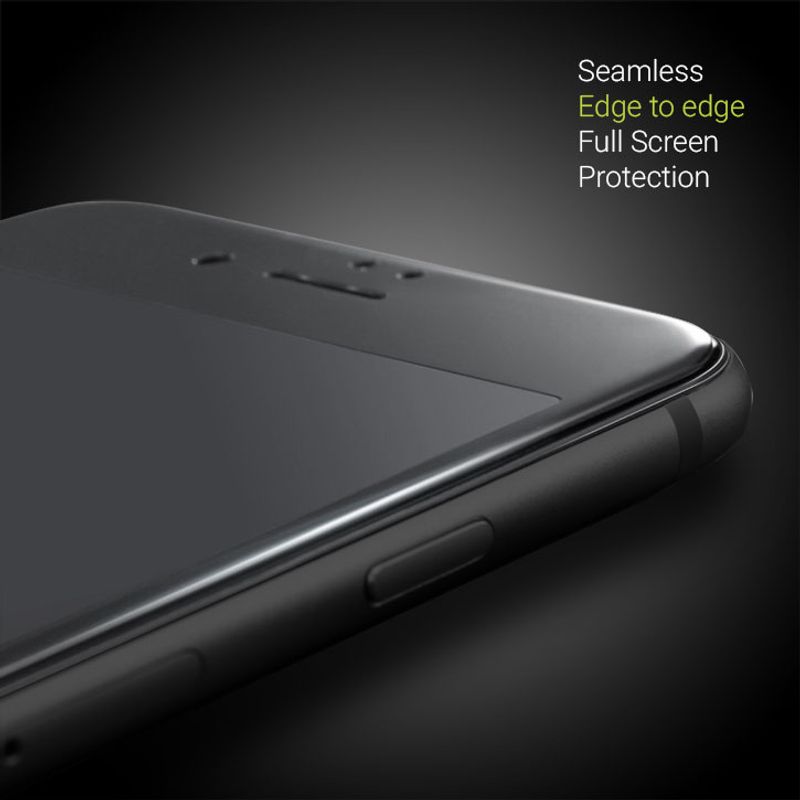 Laptop, Telefoane si Tablete - Telefoane mobile si accesorii - Accesorii Telefoane - Folii protectie telefoane - Folie Sticla 3D iPhone 7 / iPhone 8 Neagra Full Cover Protectie Ecran Antisoc Tempered Glass HC - Infinity.ro