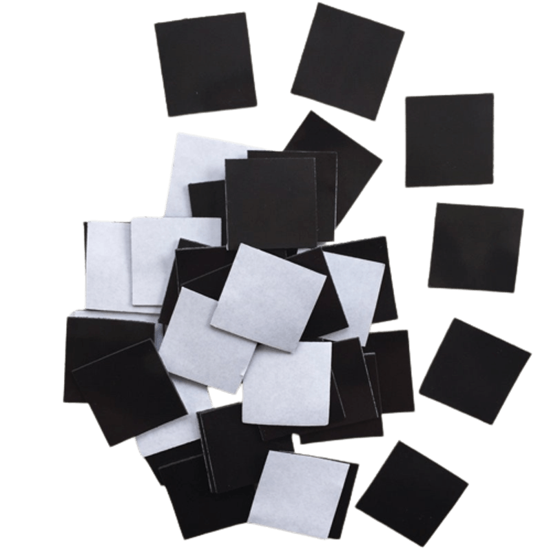 Laptop, Telefoane si Tablete - Telefoane mobile si accesorii - Accesorii Telefoane - Folii protectie telefoane - Folie magnetica cu adeziv, 2 cm x 2 cm, grosime 0.5mm, 10 buc/set, MyStyle® - Infinity.ro