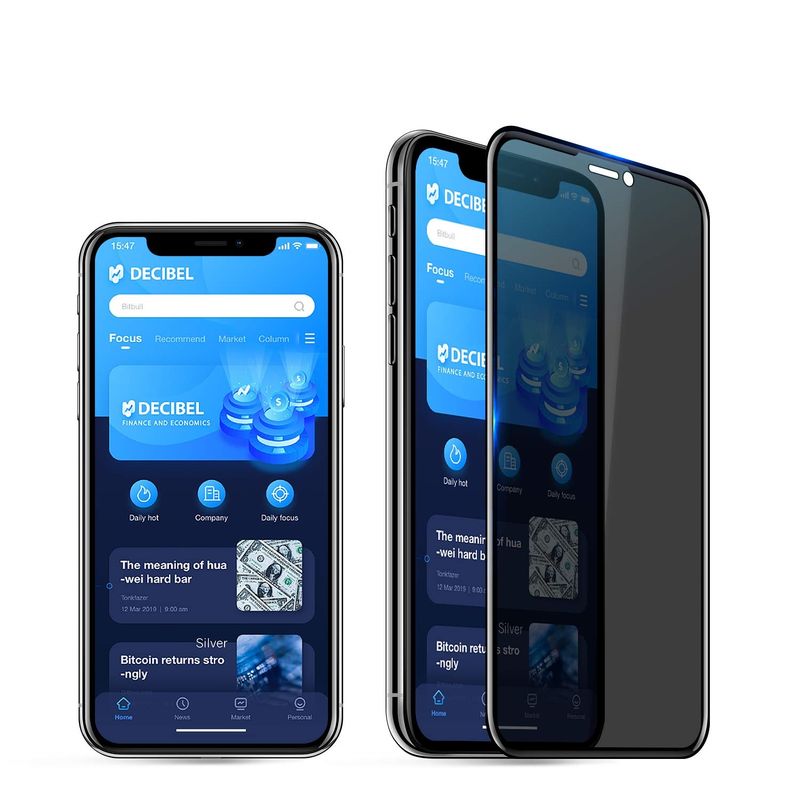 Laptop, Telefoane si Tablete - Telefoane mobile si accesorii - Accesorii Telefoane - Folii protectie telefoane - Folie de sticla 5D Apple iPhone XS MAX, Privacy Glass MyStyle, folie securizata duritate 10H - Infinity.ro