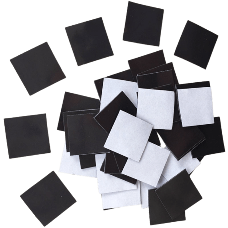 Laptop, Telefoane si Tablete - Telefoane mobile si accesorii - Accesorii Telefoane - Folii protectie telefoane - Folie magnetica cu adeziv, 2 cm x 2 cm, grosime 0.5mm, 10 buc/set, MyStyle® - Infinity.ro