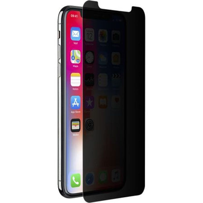 Laptop, Telefoane si Tablete - Telefoane mobile si accesorii - Accesorii Telefoane - Folii protectie telefoane - Folie de protectie Privacy Anty-Spy, tempered glass pentru iPhone X - Infinity.ro