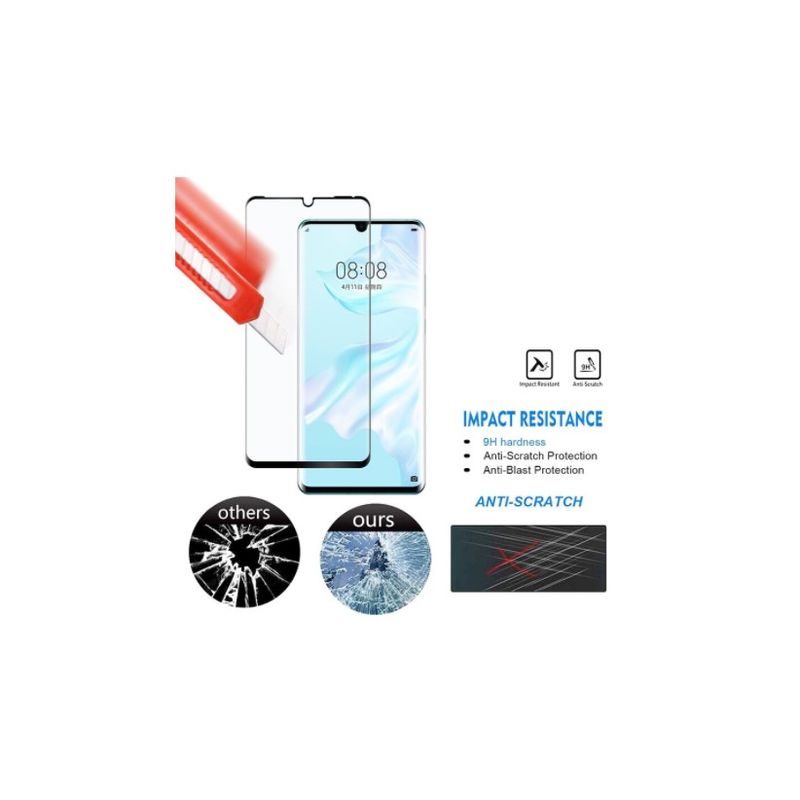 Laptop, Telefoane si Tablete - Telefoane mobile si accesorii - Accesorii Telefoane - Folii protectie telefoane - Folie de sticla pentru Huawei P30 Pro, Negru - Infinity.ro