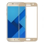 Laptop, Telefoane si Tablete - Telefoane mobile si accesorii - Accesorii Telefoane - Folii protectie telefoane - Folie protectie din sticla curbata Samsung Galaxy J7 2017 pentru tot ecranul (Full Cover) curbata 3D, Aurie - Infinity.ro