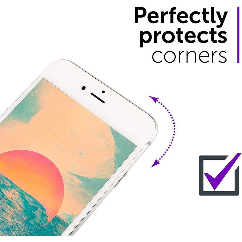 Laptop, Telefoane si Tablete - Telefoane mobile si accesorii - Accesorii Telefoane - Folii protectie telefoane - Folie de sticla 3D Apple iPhone SE2, margini colorate Alb - Infinity.ro