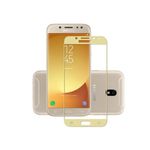 Laptop, Telefoane si Tablete - Telefoane mobile si accesorii - Accesorii Telefoane - Folii protectie telefoane - Folie sticla 3D Full compatibila cu Samsung Galaxy J3 2017-GOLD - Infinity.ro