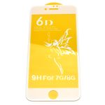 Laptop, Telefoane si Tablete - Telefoane mobile si accesorii - Accesorii Telefoane - Folii protectie telefoane - Apple iPhone 7 Folie protectie 6D sticla securizata 9H full cover full glue acoperire completa alba - Infinity.ro