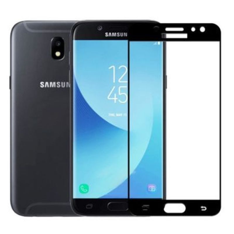 Laptop, Telefoane si Tablete - Telefoane mobile si accesorii - Accesorii Telefoane - Folii protectie telefoane - Folie protectie sticla high quality, Tempered Glass, duritate 9H pentru Samsung J3 2017, Negru - Infinity.ro