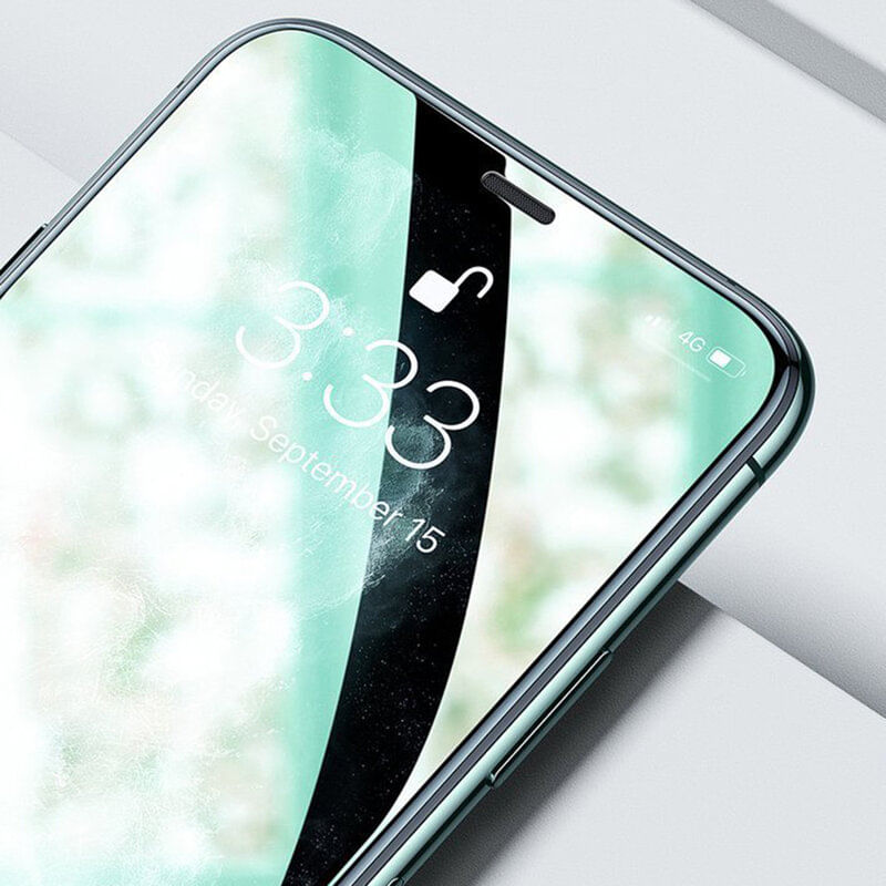 Laptop, Telefoane si Tablete - Telefoane mobile si accesorii - Accesorii Telefoane - Folii protectie telefoane - Folie Sticla iPhone 11 Pro Max Acoperire Completa Neagra - Infinity.ro