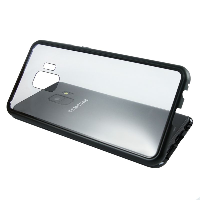 Laptop, Telefoane si Tablete - Telefoane mobile si accesorii - Accesorii Telefoane - Huse telefoane - Husa Magnetic Case 360° pentru Samsung Galaxy S9 Plus, Negru - Infinity.ro