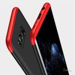 Laptop, Telefoane si Tablete - Telefoane mobile si accesorii - Accesorii Telefoane - Huse telefoane - Husa Samsung Galaxy S8 Plus, MyStyle, 360° 3in1 Negru-Rosu - Infinity.ro